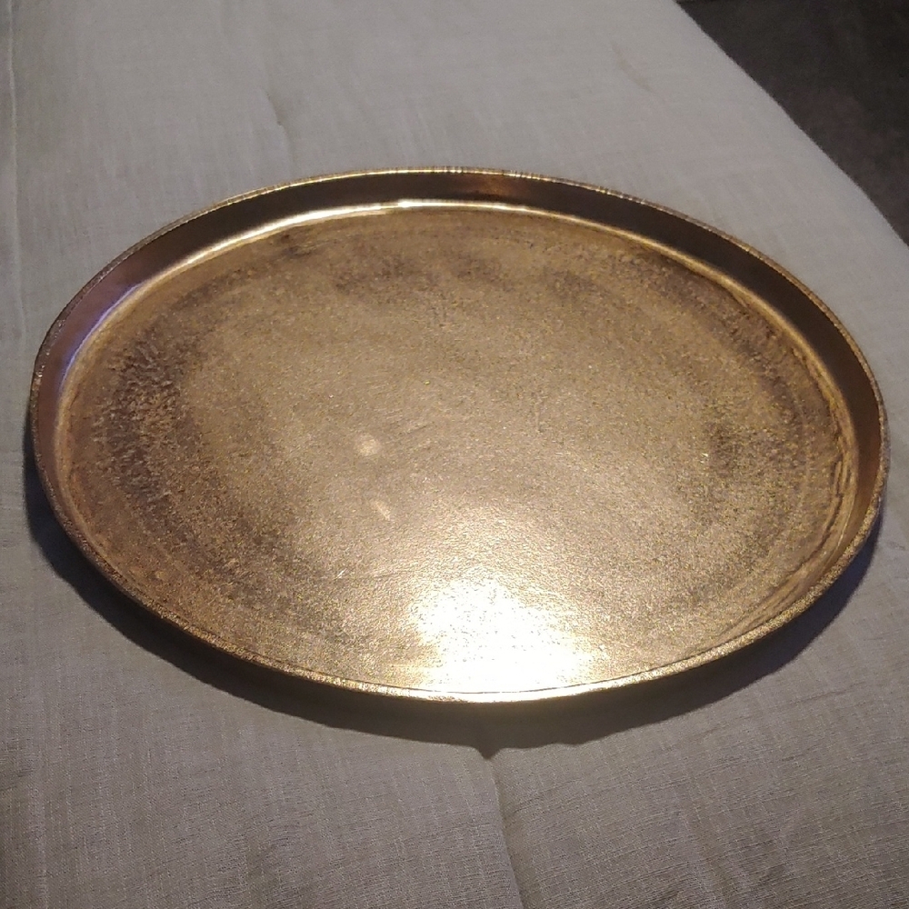 Elegant Gold Serving Tray